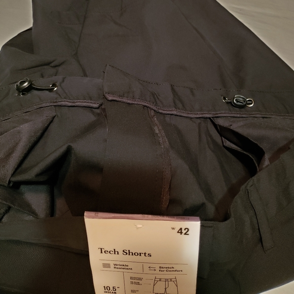 Goodfellow & Co Black Linden Tech Secure Pocket Shorts - Picture 16 of 16